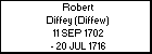 Robert Diffey (Diffew)