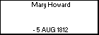 Mary Howard 