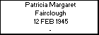 Patricia Margaret Fairclough